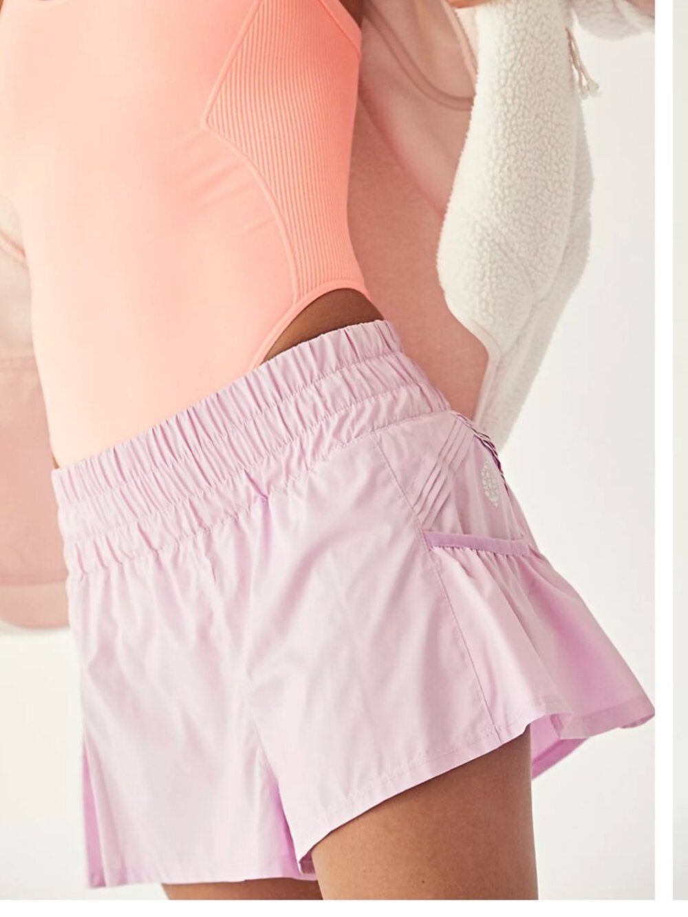 FP Movement by Free People Get Your Flirt On Pastel Pink Shorts | Size Small
